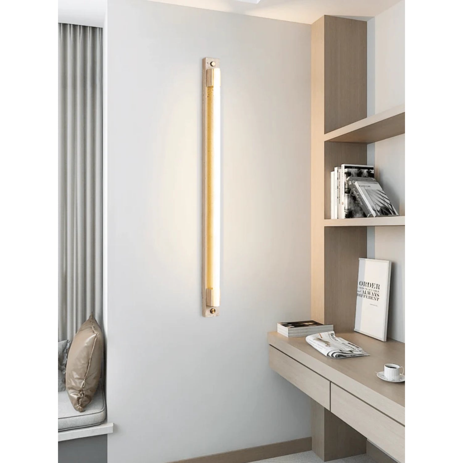 Fomessi Natural Stone Wall Light