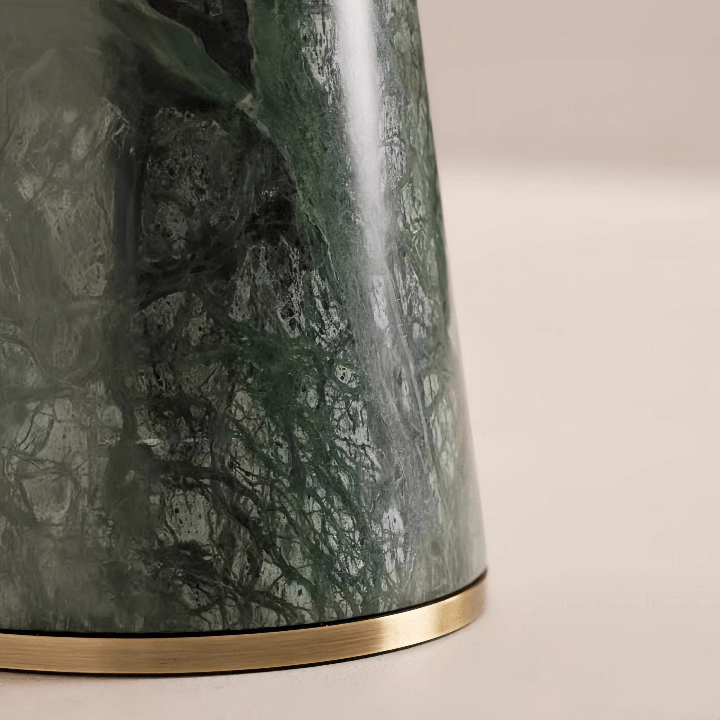 Velura Wide Marble Table Lamp