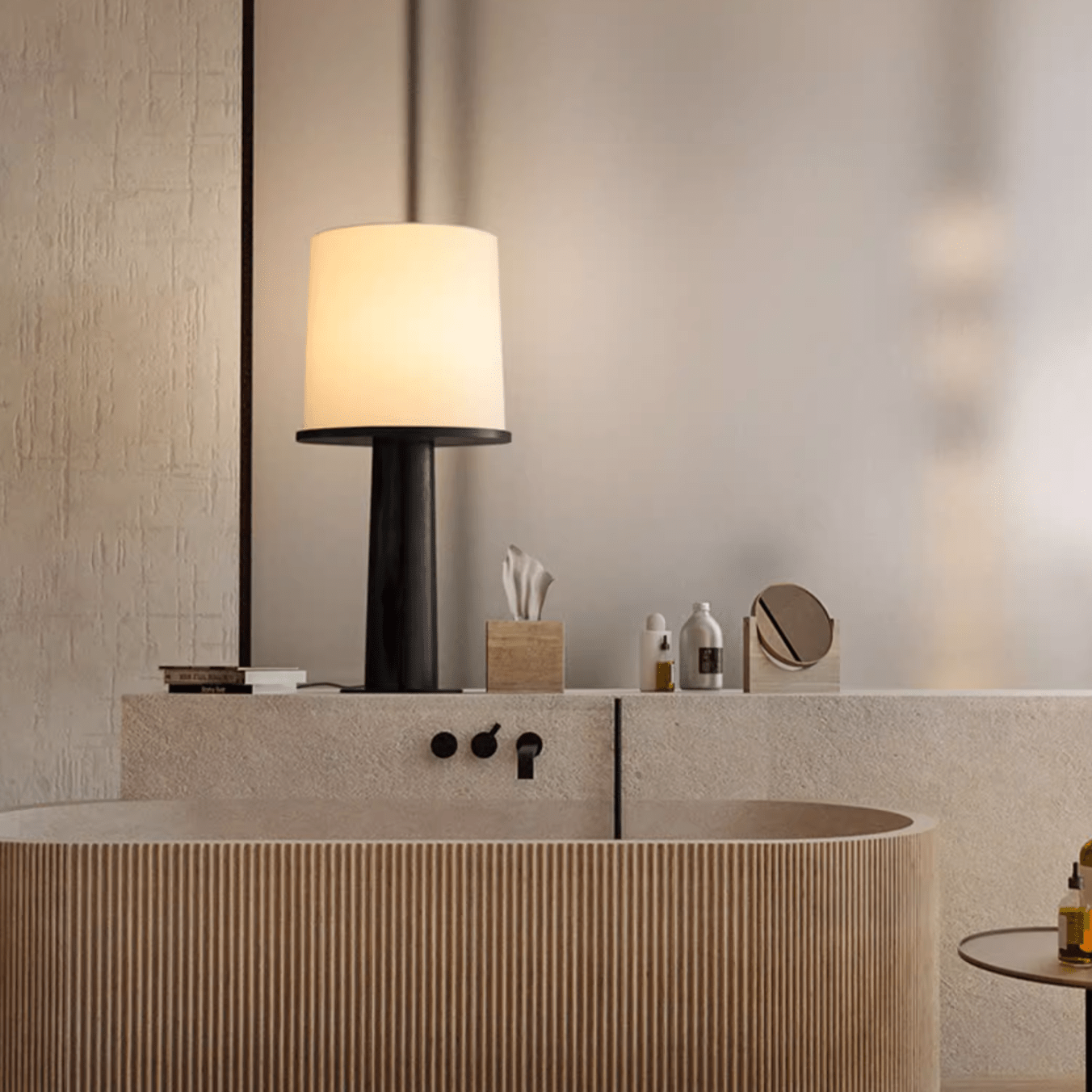 Teza Wooden Table Lamp