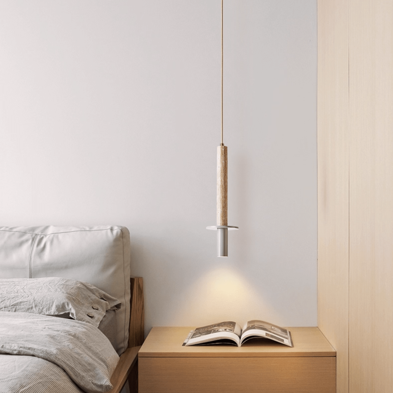 Sotene Travertine Pendant Light