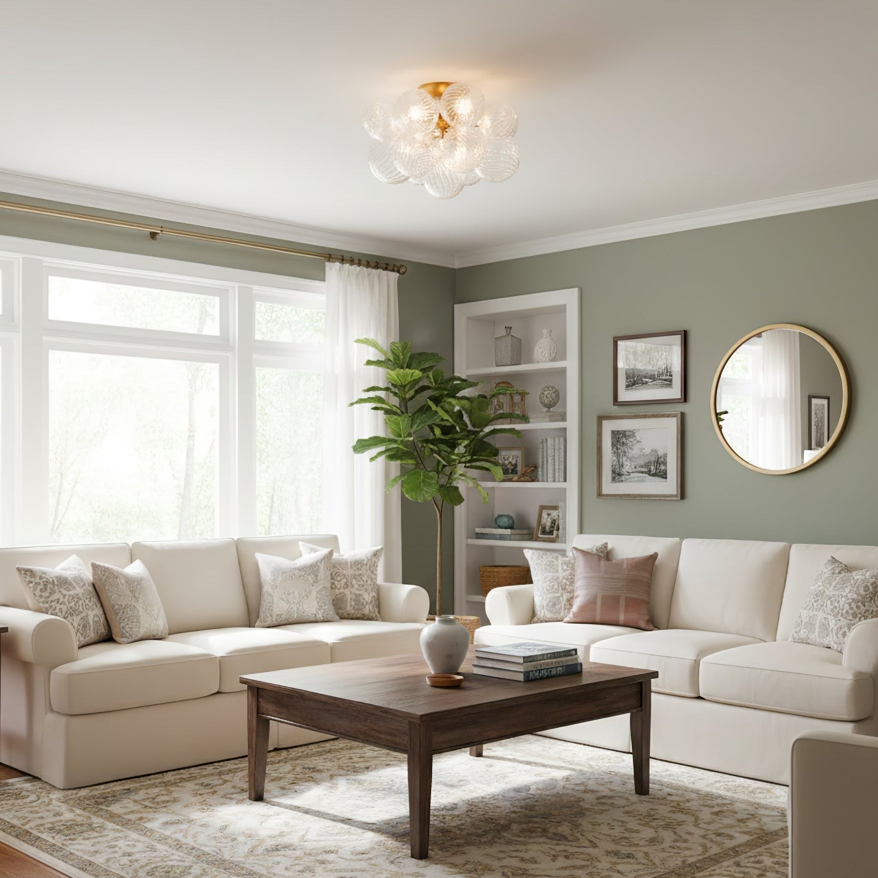 Lesa Multi Orb Ceiling Light