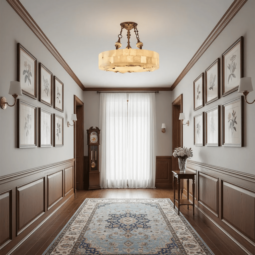 Torezy Alabaster Ceiling Light