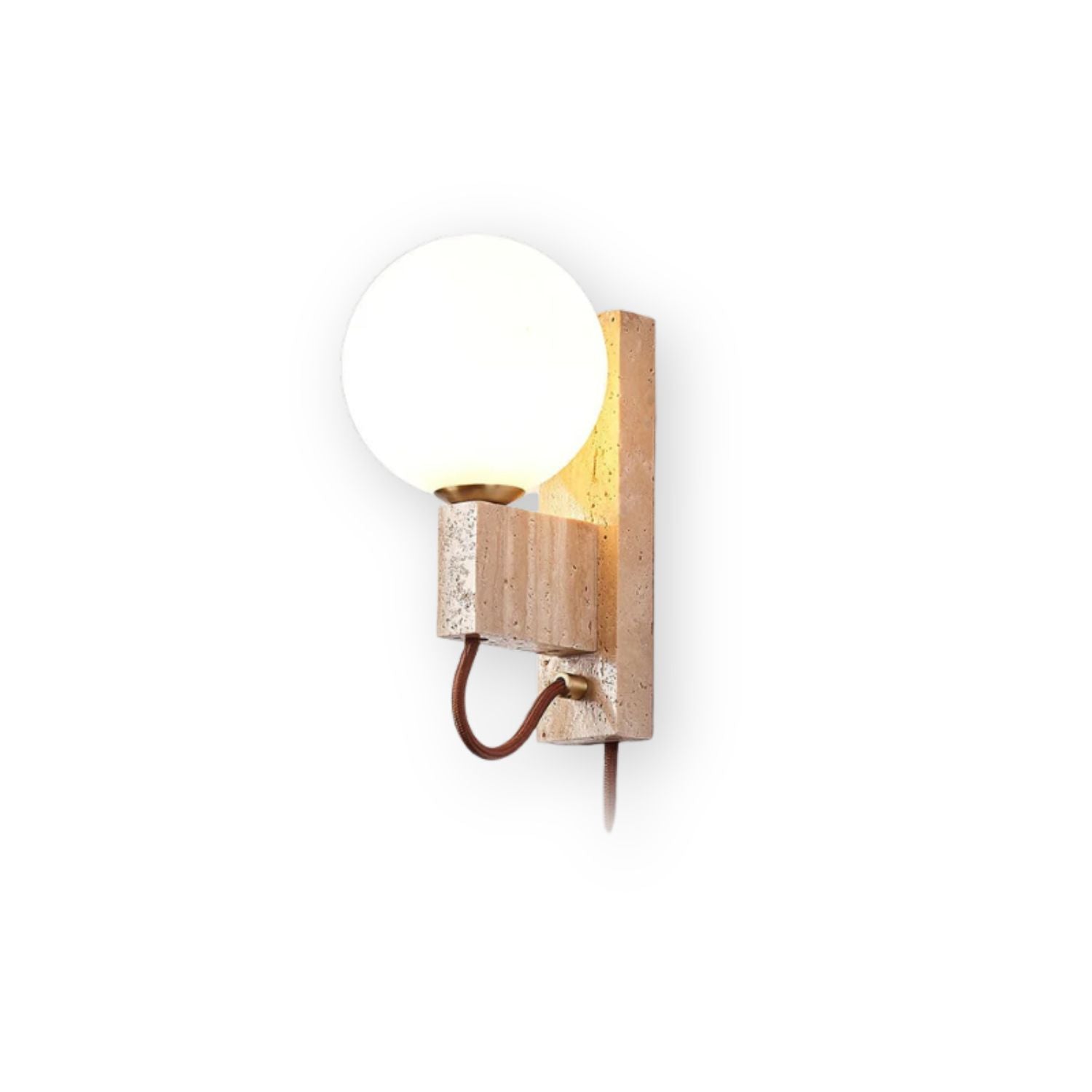 Telisno Travertine Wall Light