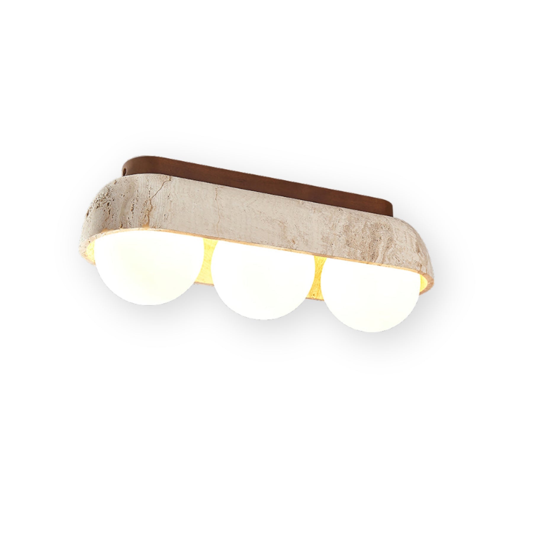 Muvo Natural Stone Ceiling Light