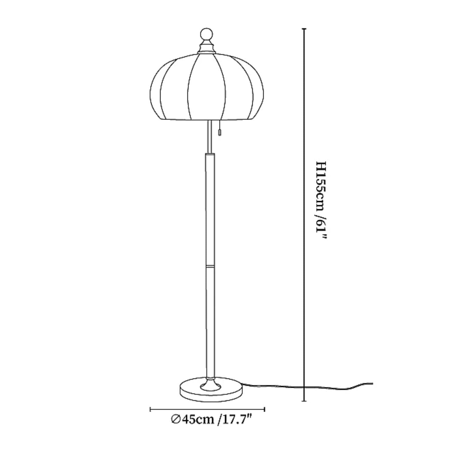 Melora Vintage Floor Lamp
