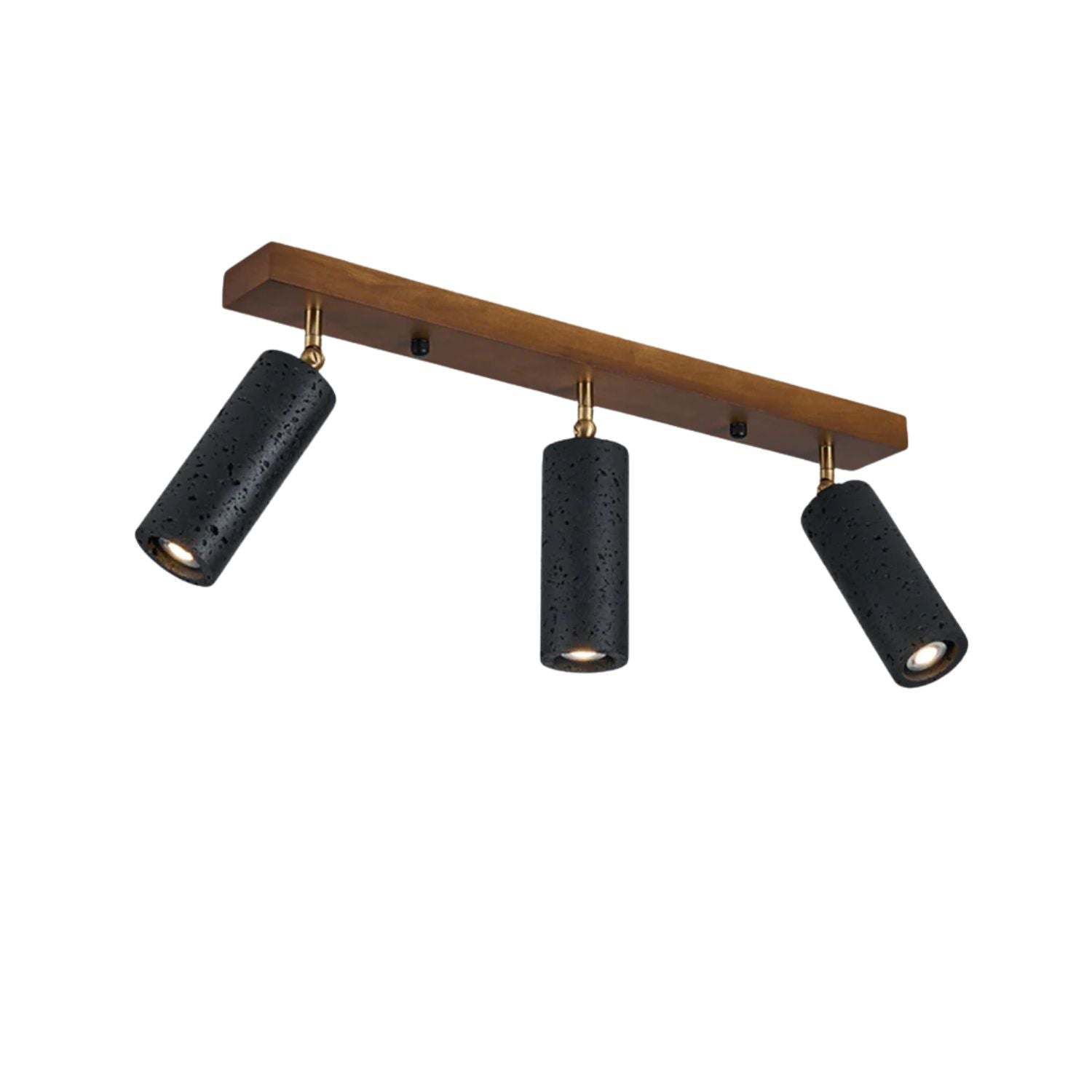 Zerno Triple Travertine Ceiling Light