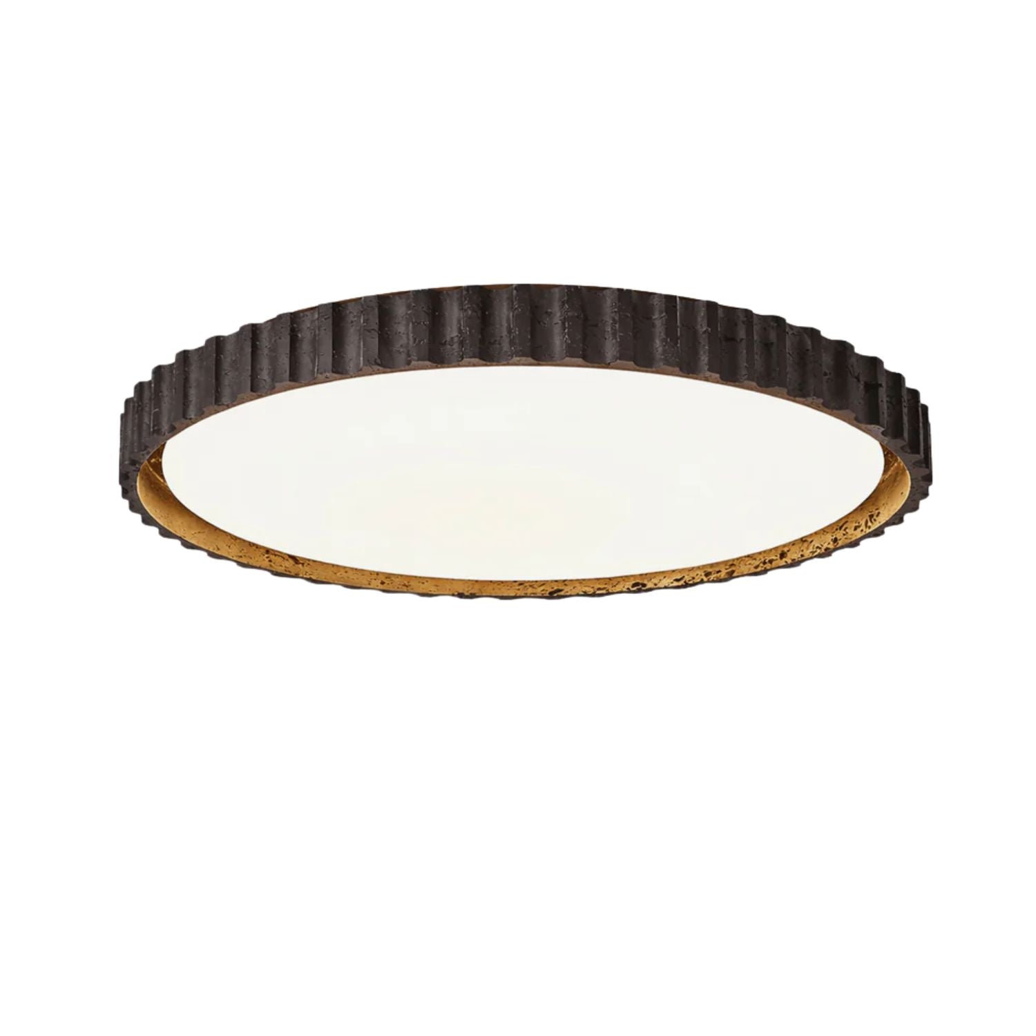 Obelso Travertine Ceiling Light