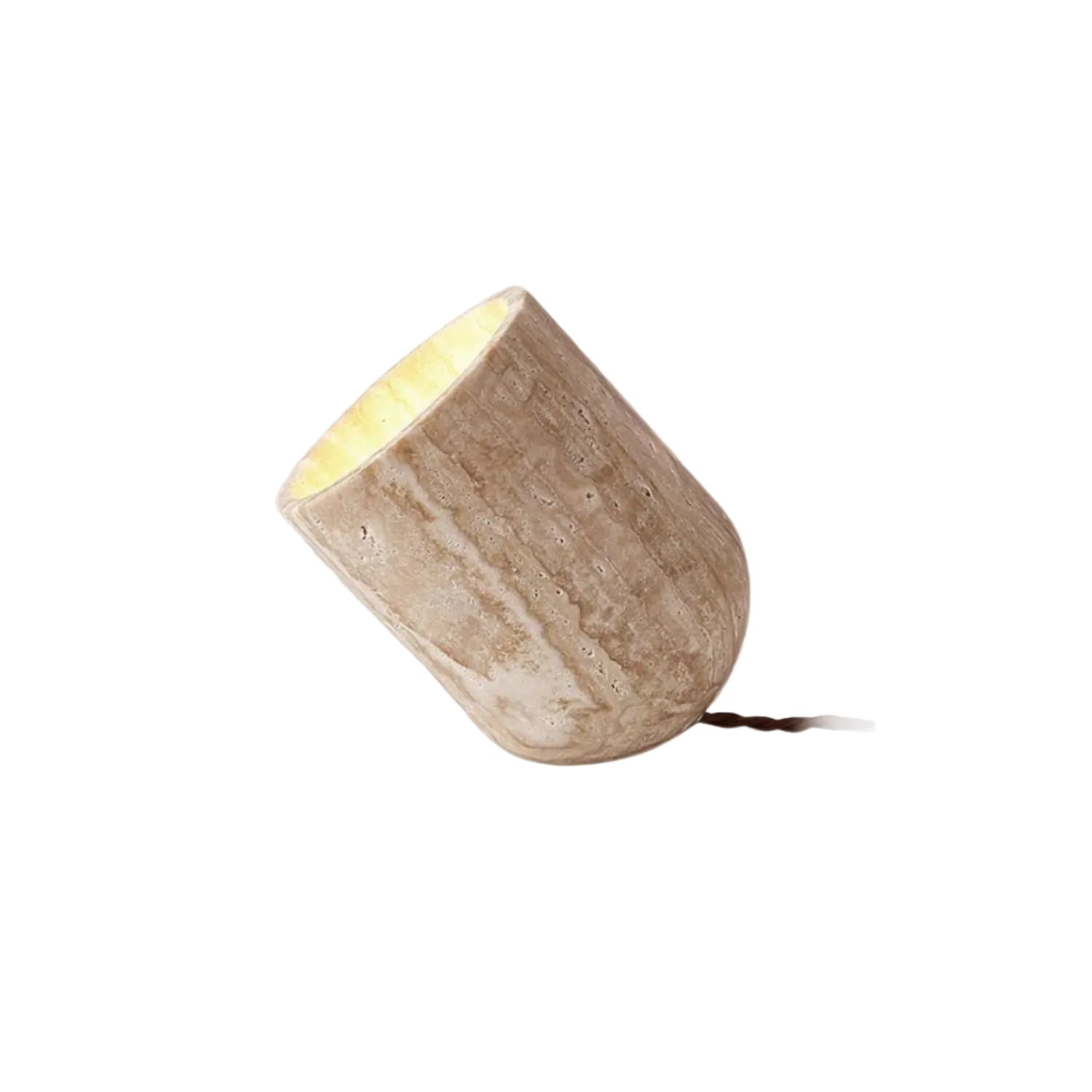 Synel Travertine Table Lamp