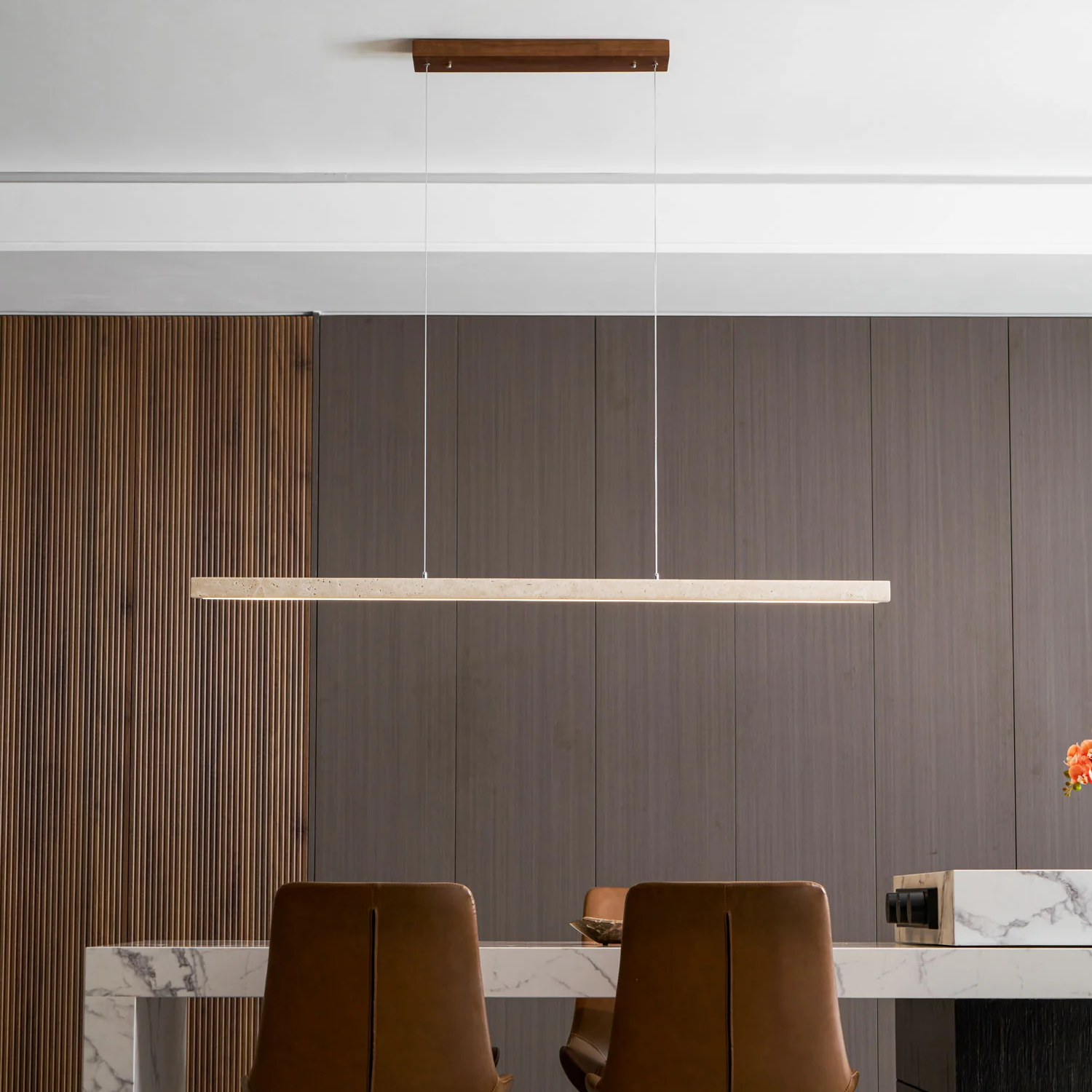 Lynaze Natural Stone Pendant Light