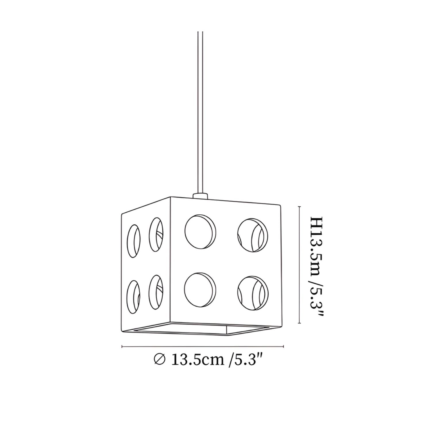 Dosc Travertine Pendant Light