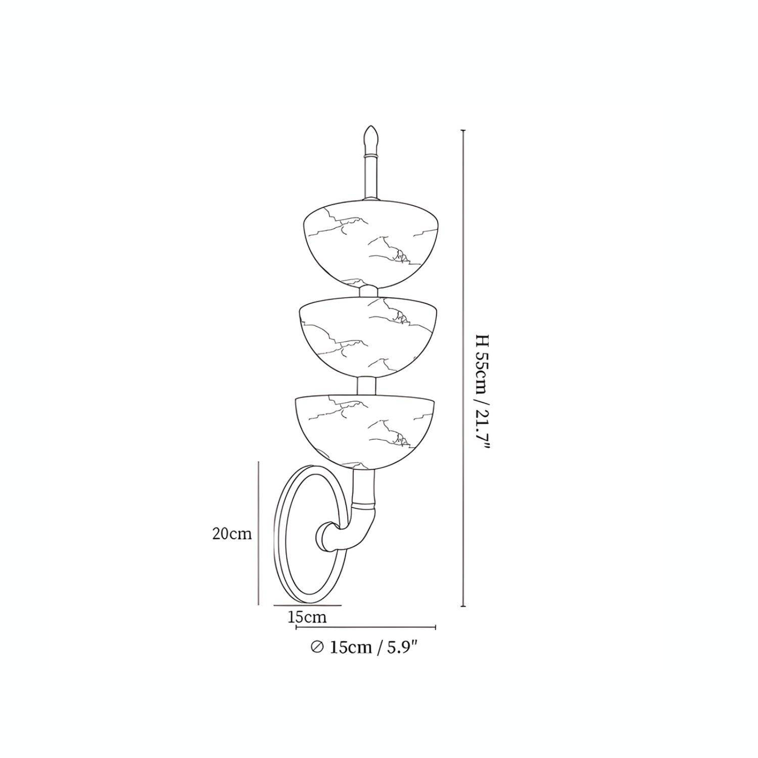 Acerdy Alabaster Wall Light