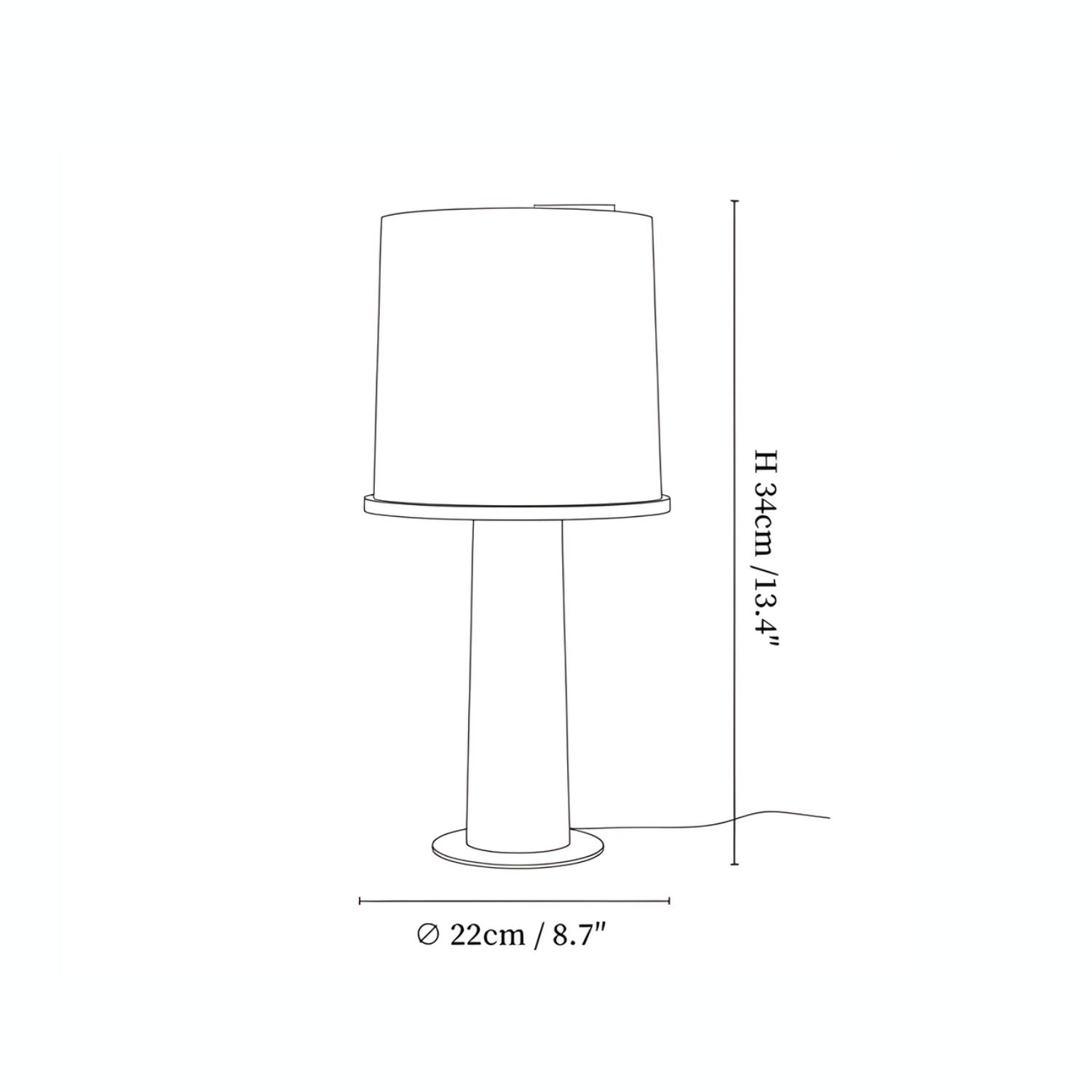 Teza Wooden Table Lamp