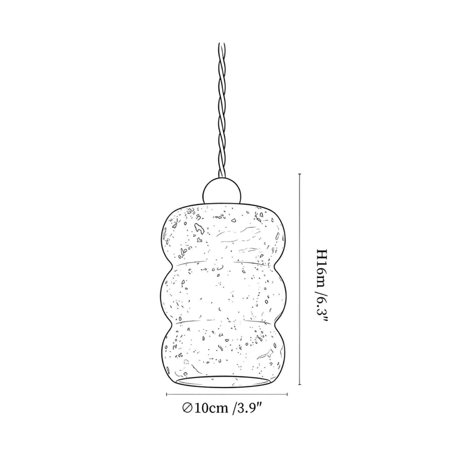 Beleso Travertine Pendant Light