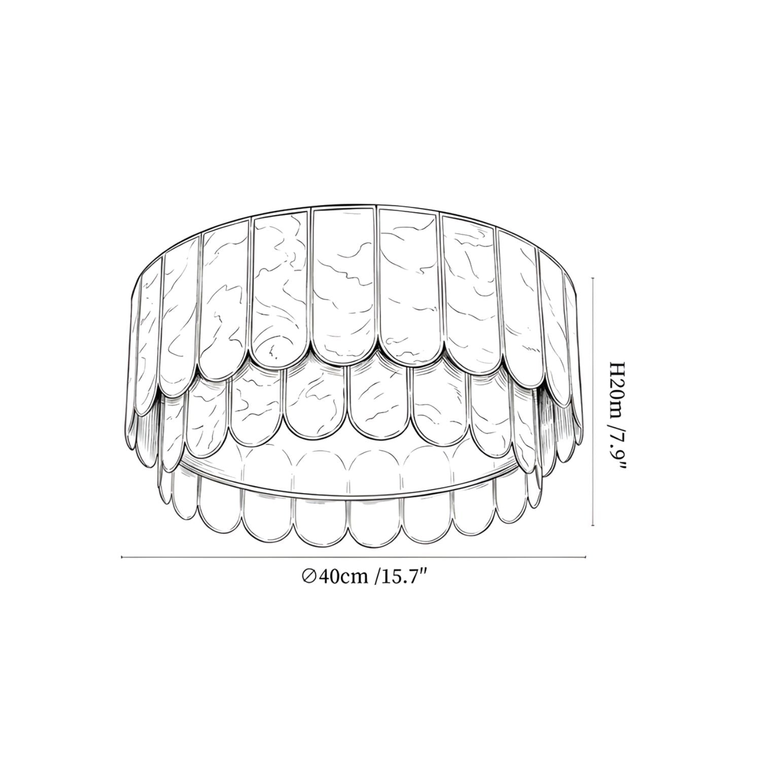 Caperillo Ceiling Light