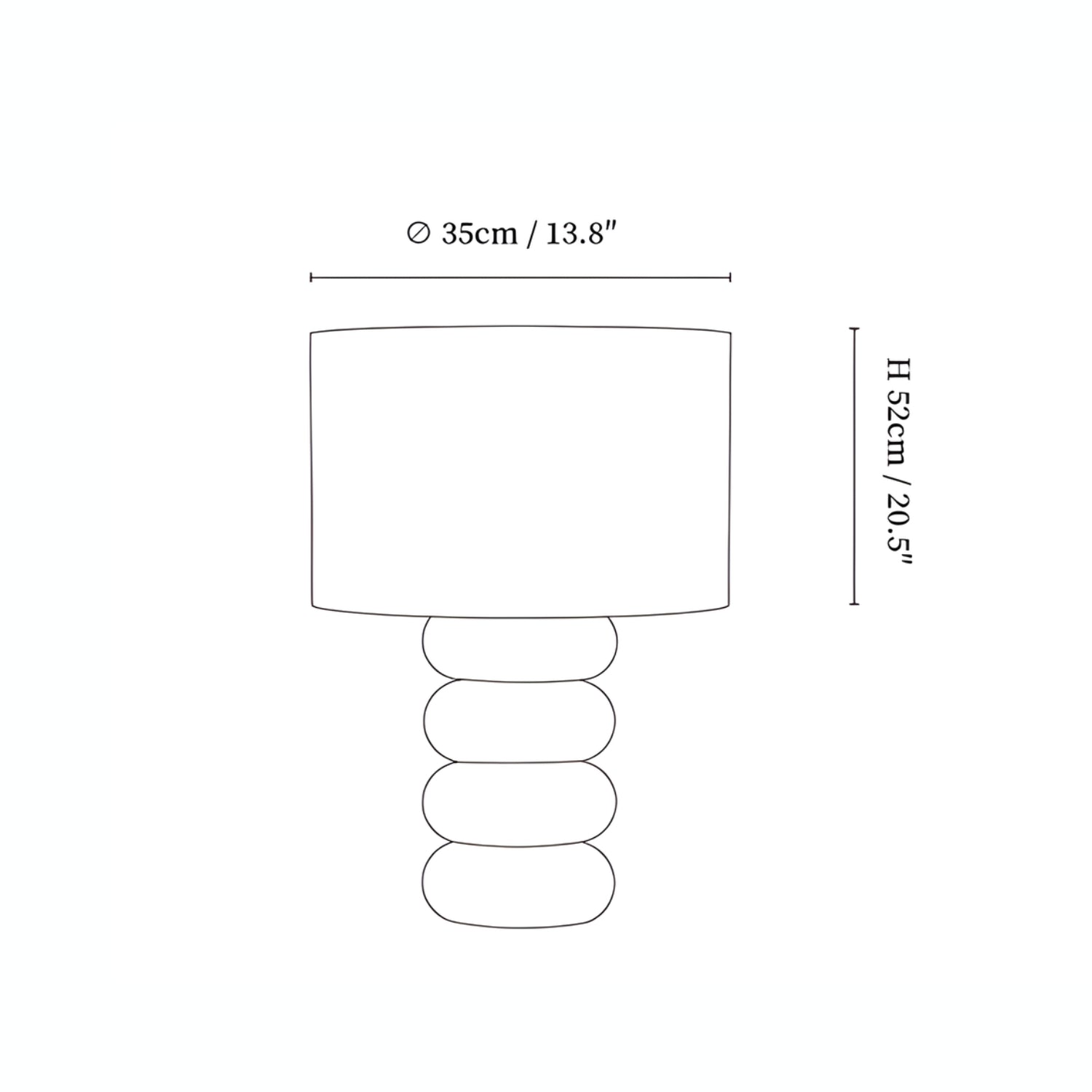 Discu Wooden Table Lamp