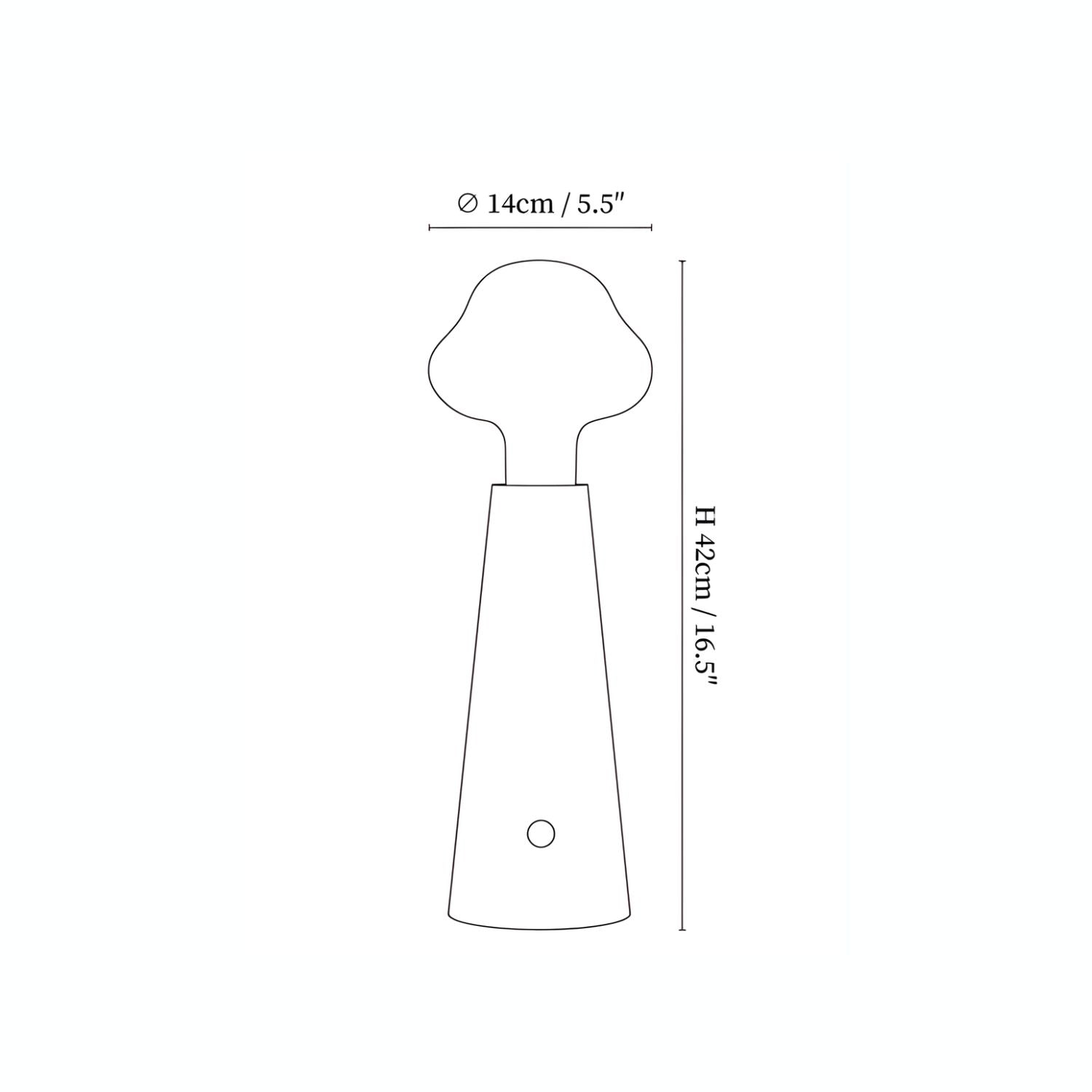 Mooshy Wooden Table Lamp