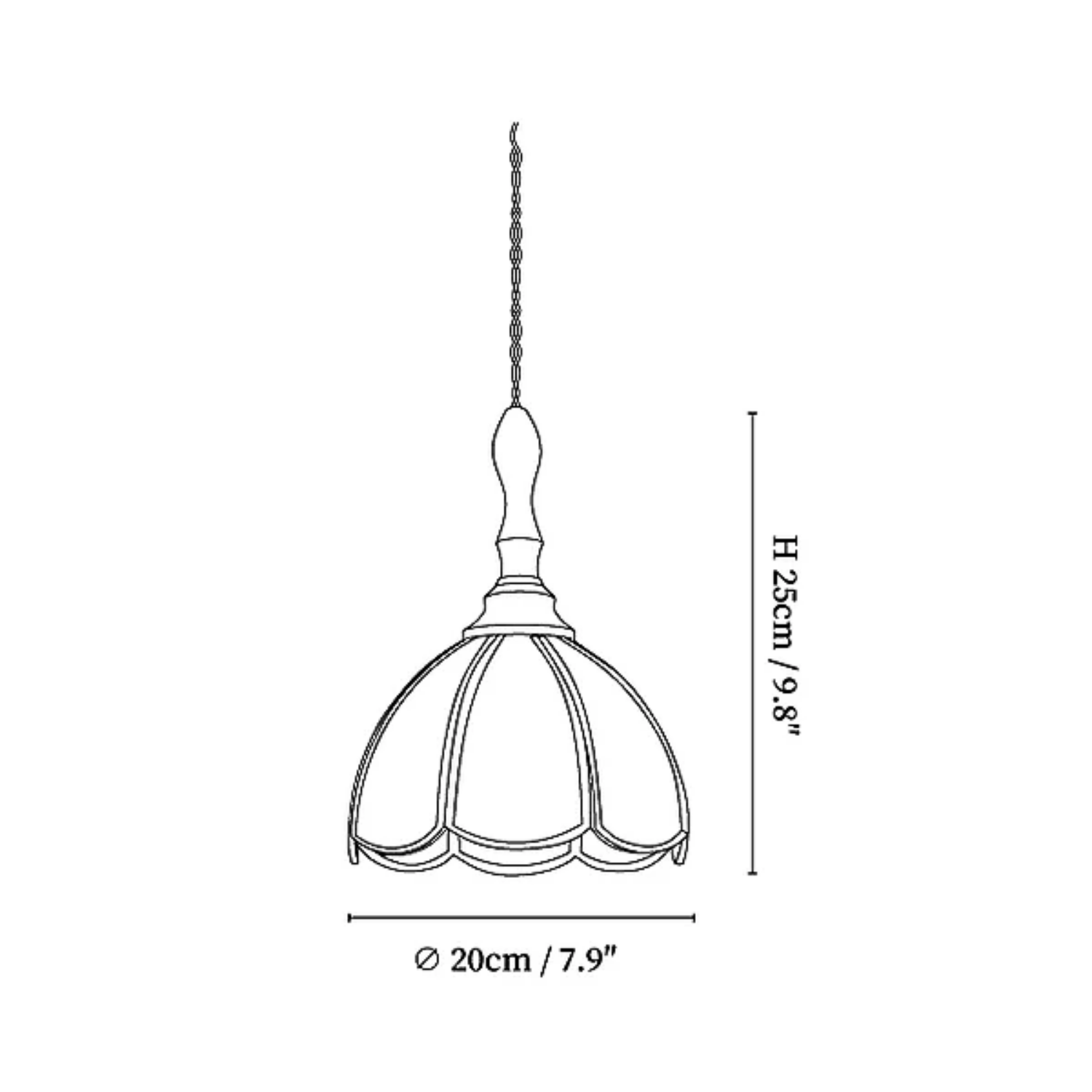 Forale Tiffany Pendant Light