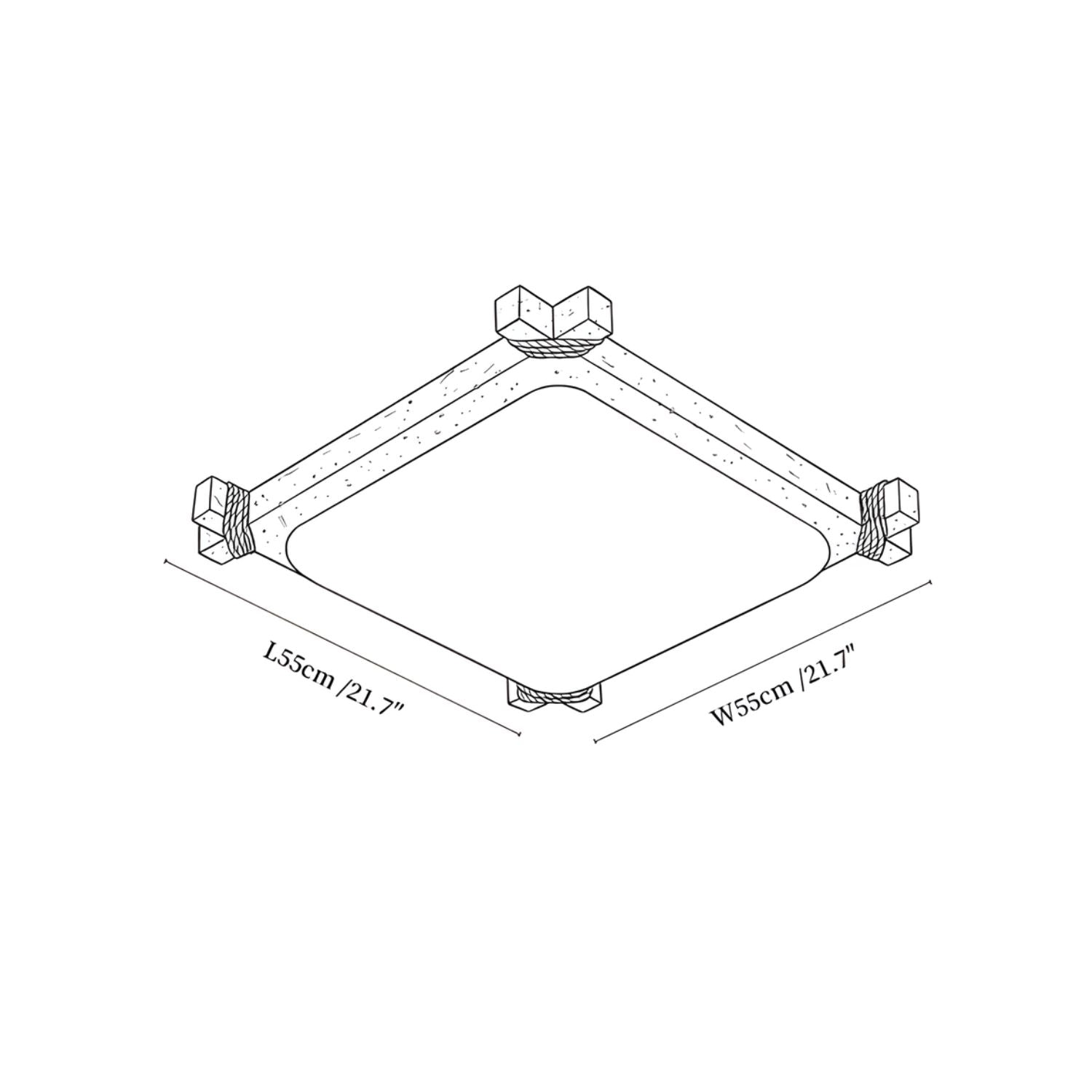 Xelan Travertine Ceiling Light