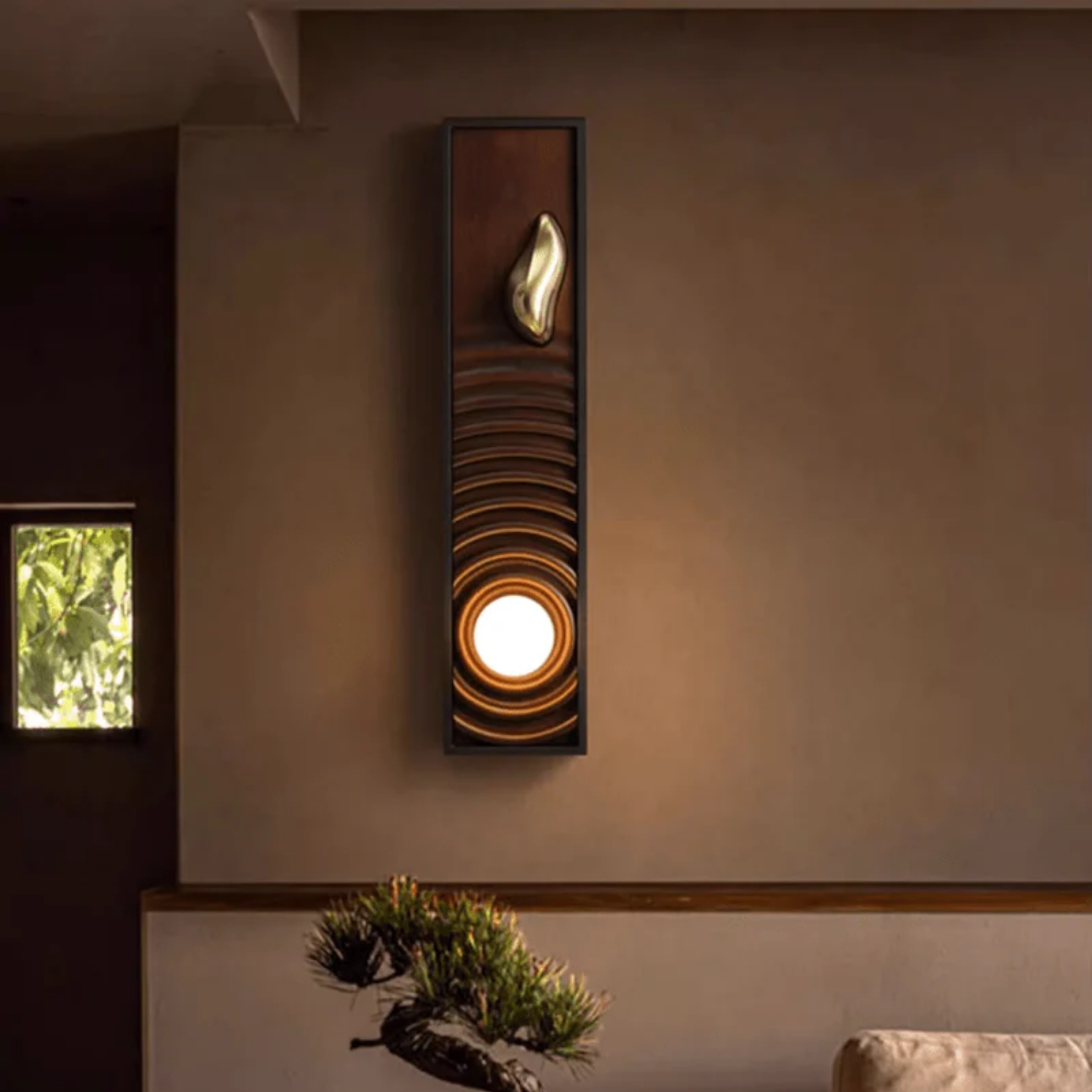 Moluze Wooden Wall Light