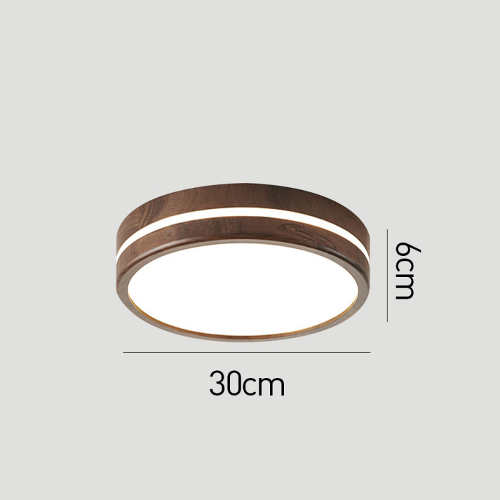 Zoulon Wooden Japandi Ceiling Light