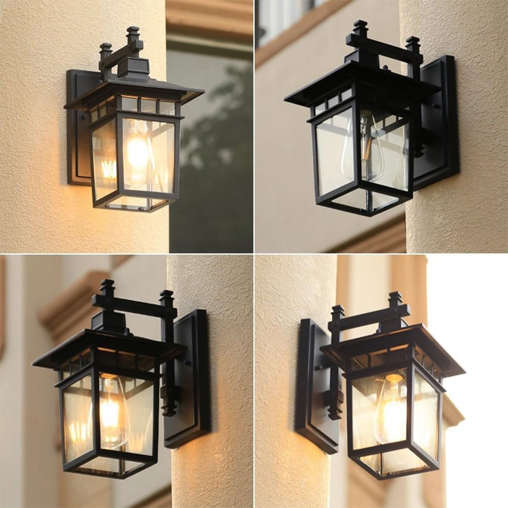 Silvax Lantern Outdoor Wall Light
