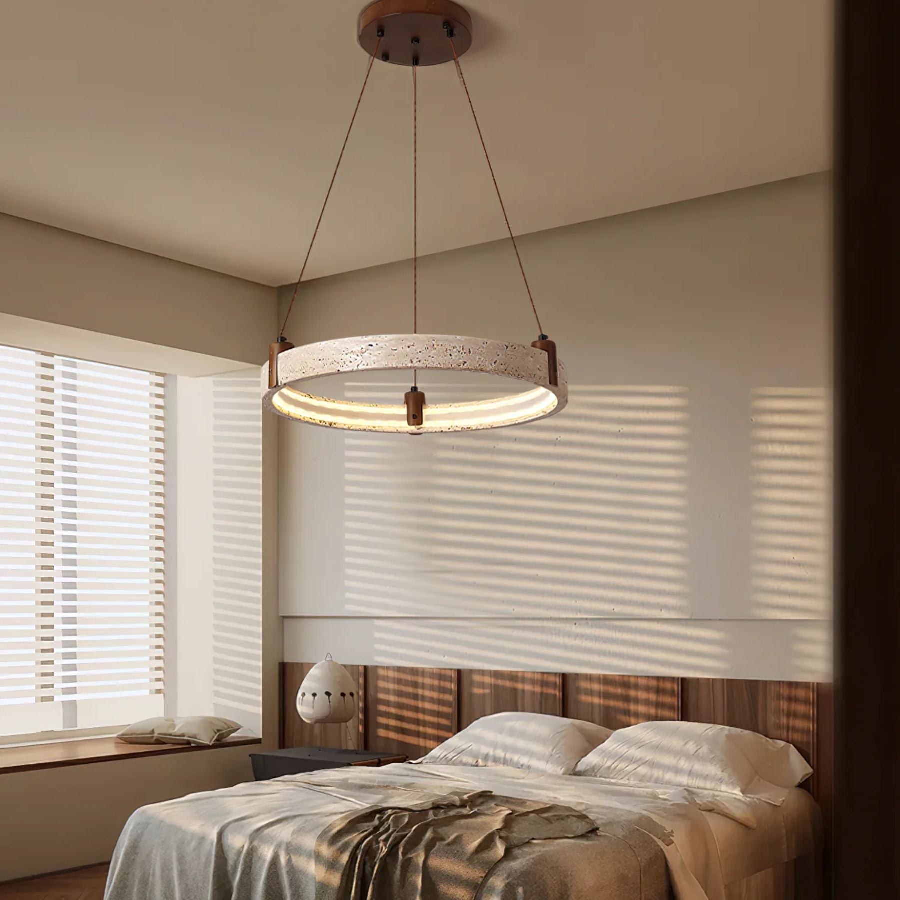 Ecolaze Natural Stone Pendant Light