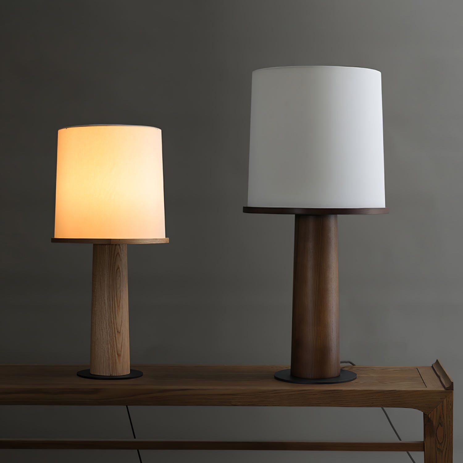 Teza Wooden Table Lamp