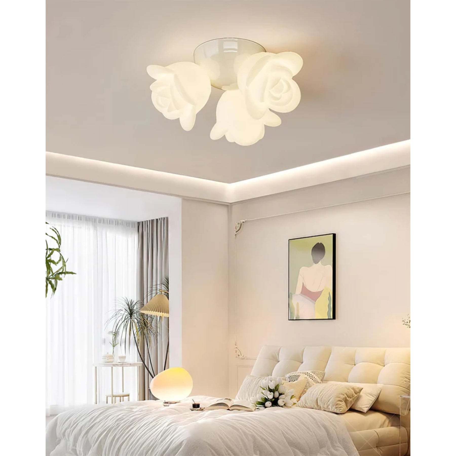 Alysa Flower Ceiling Light