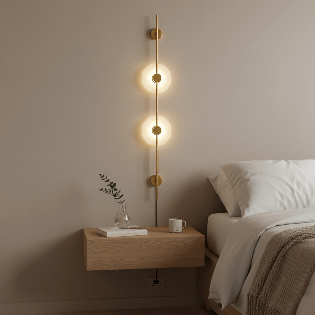 Duelsy Vertical Wall Light With Plug