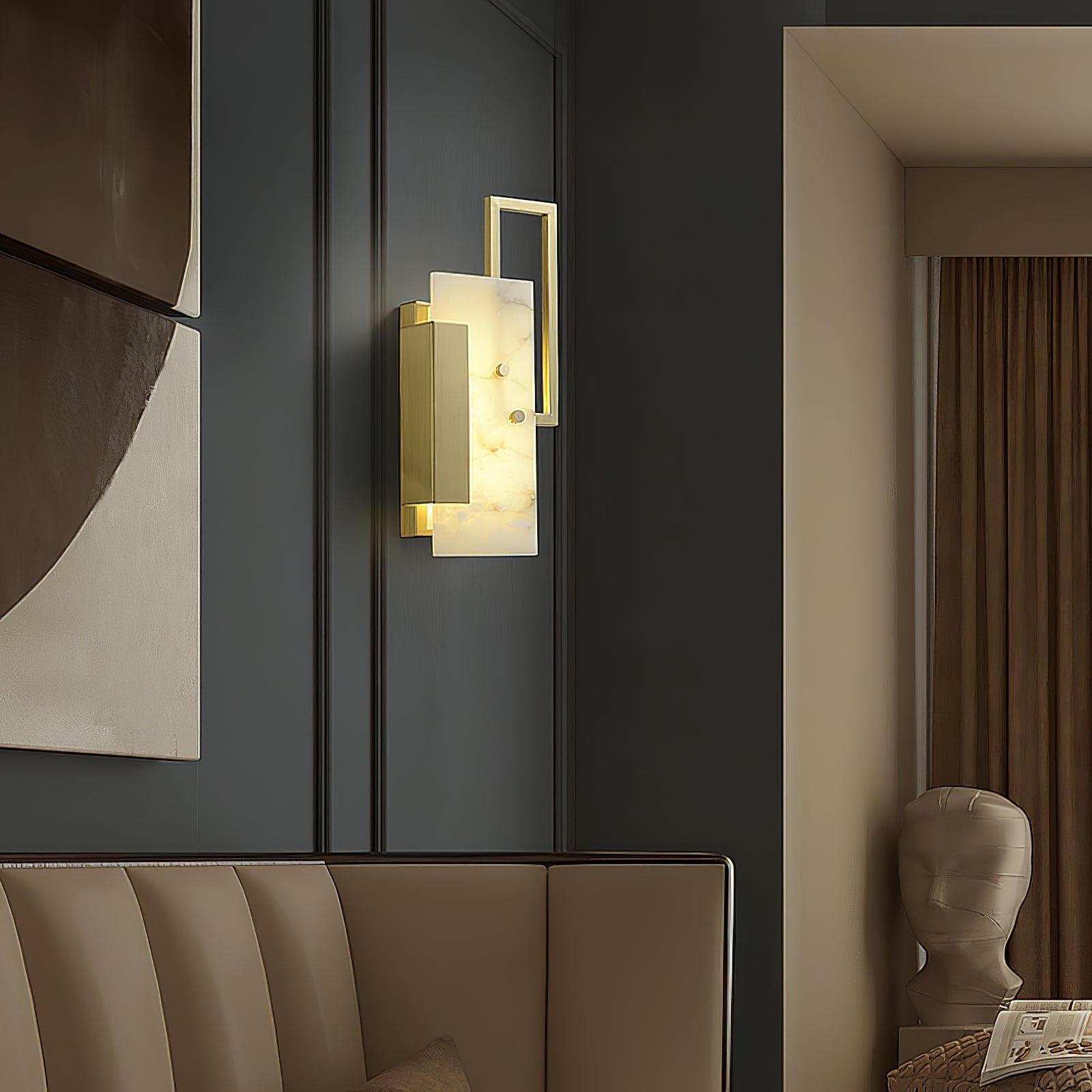 Tomeha Alabaster Wall Light