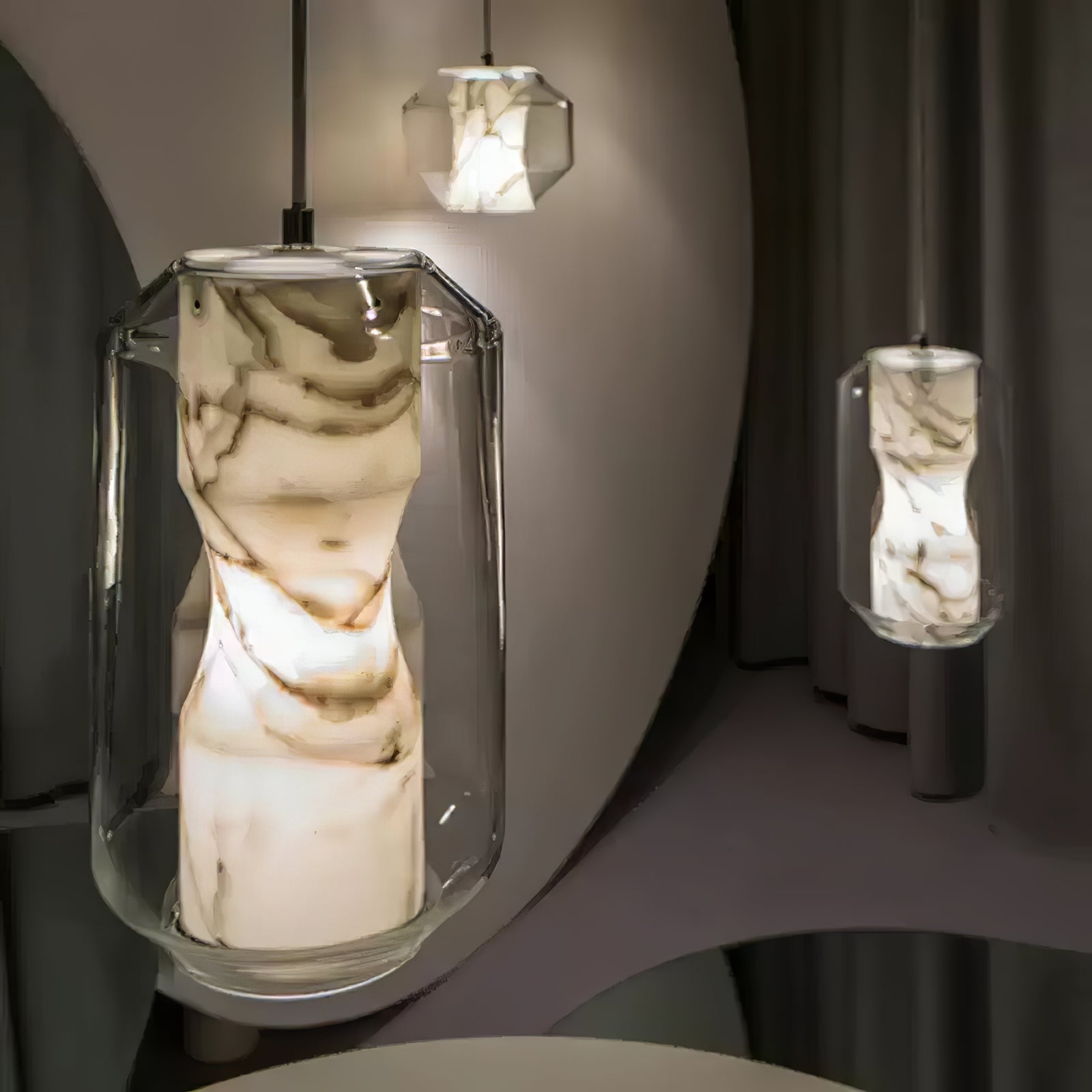 Colomo Alabaster Pendant Light