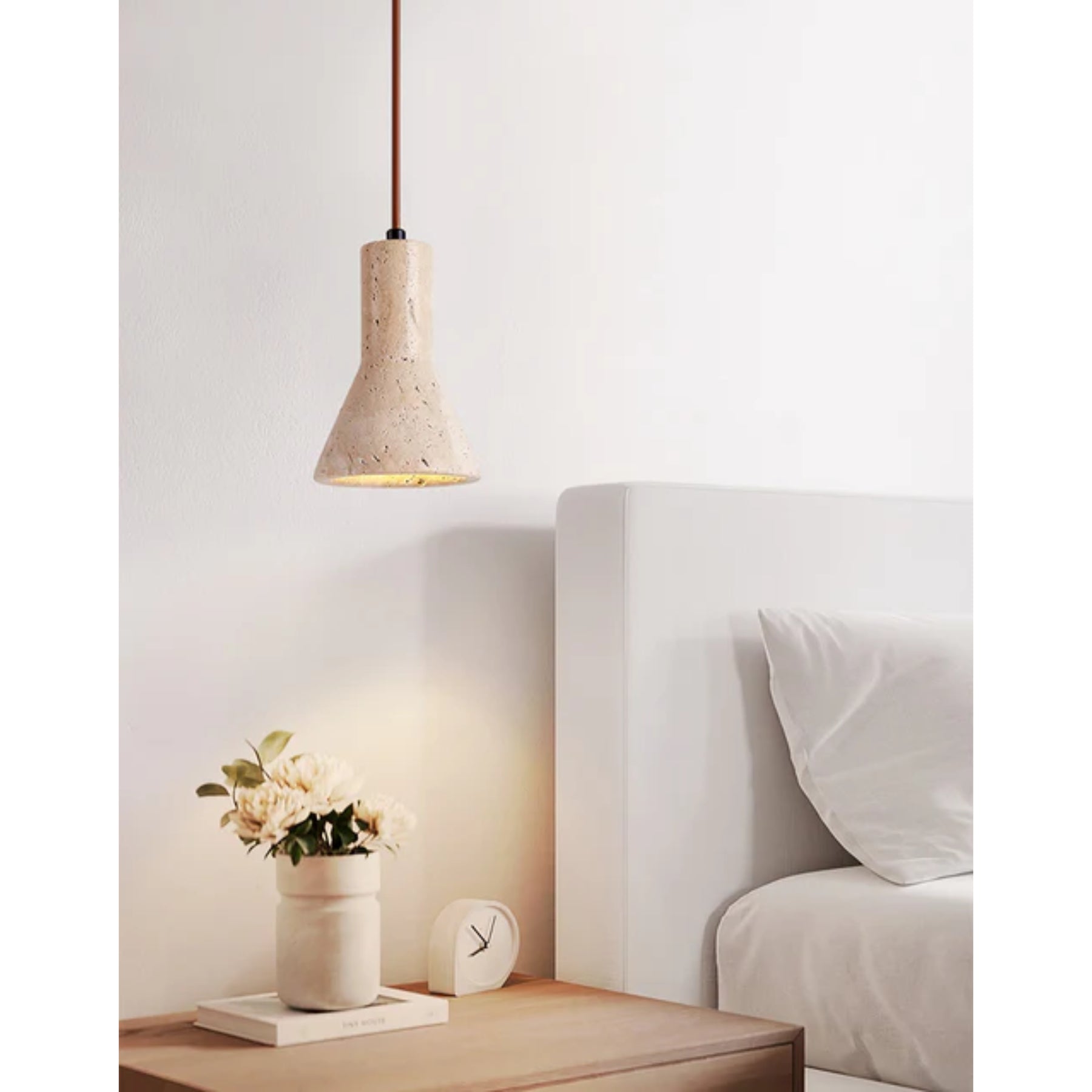 Aeremis Natural Stone Pendant Light