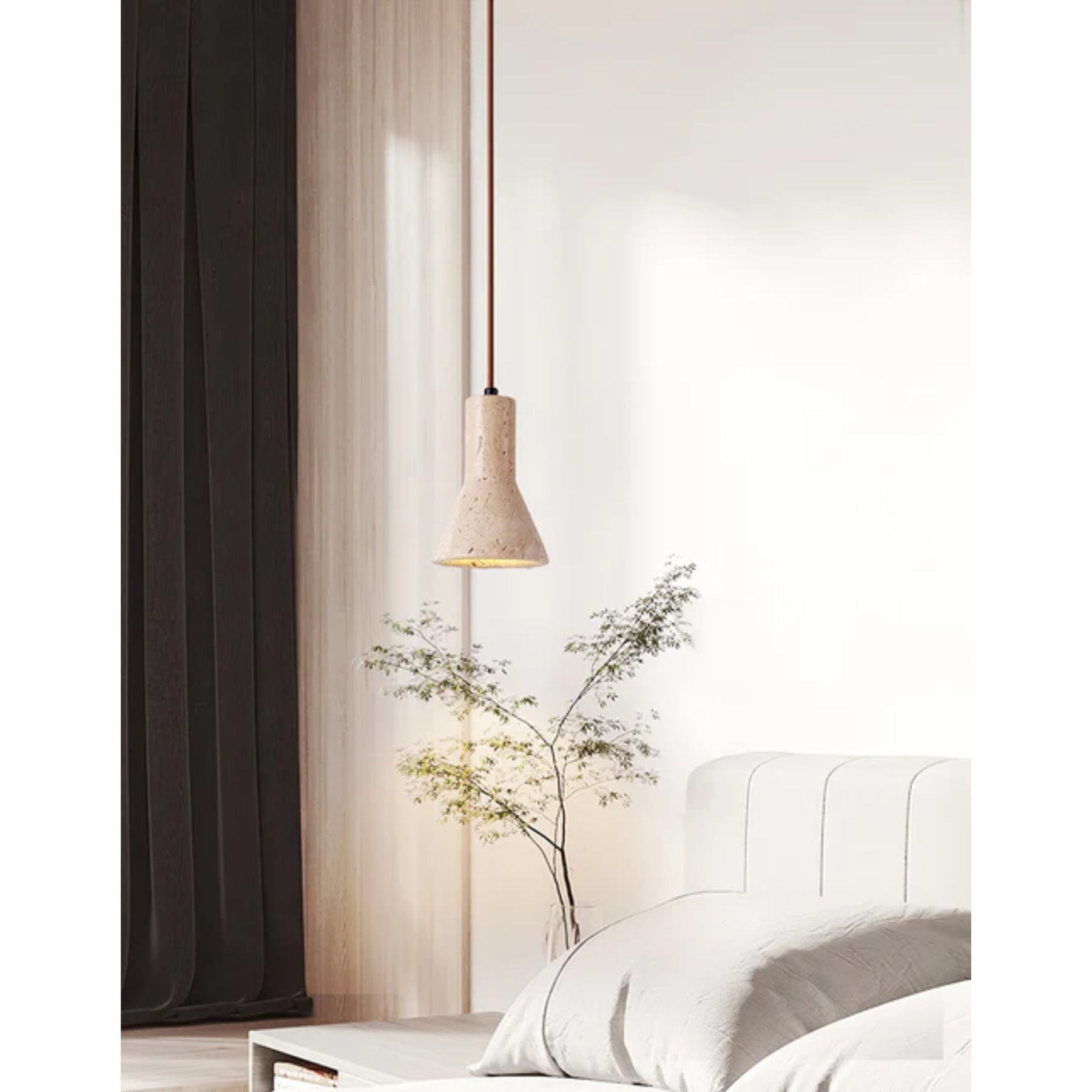 Aeremis Natural Stone Pendant Light