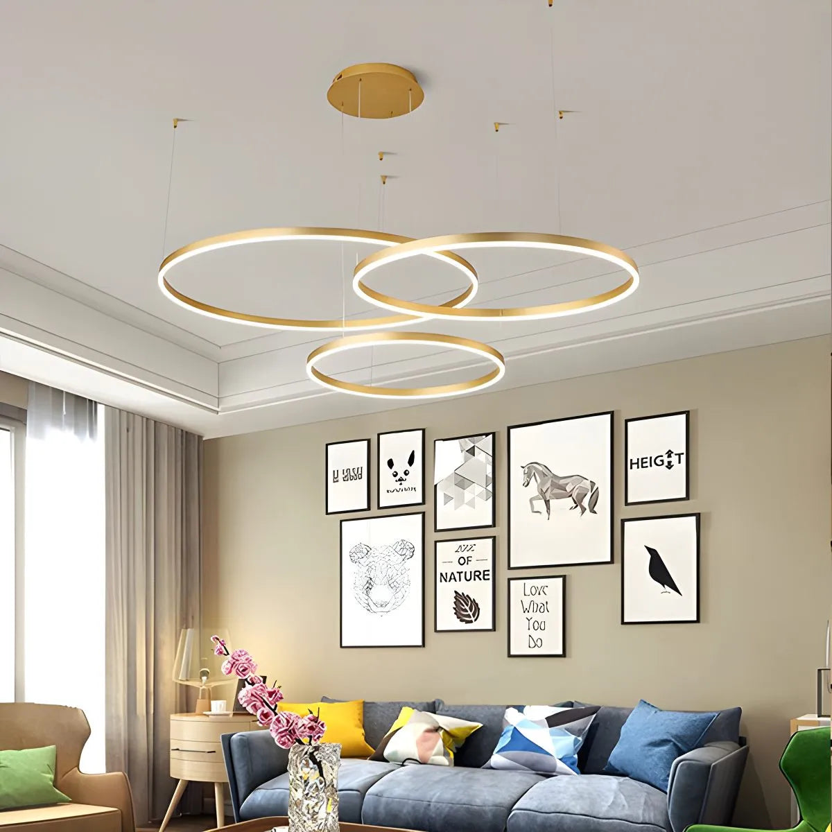 Circora Layered Ring Pendant Light