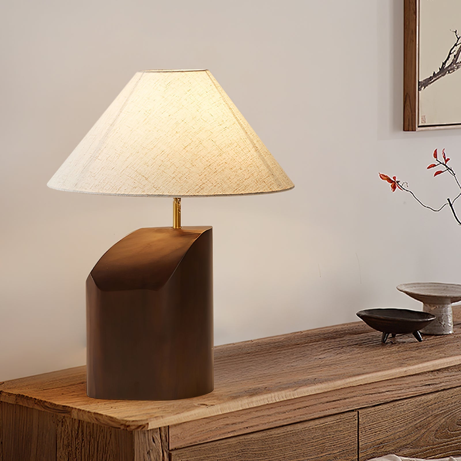 Tellon Wooden Table Lamp