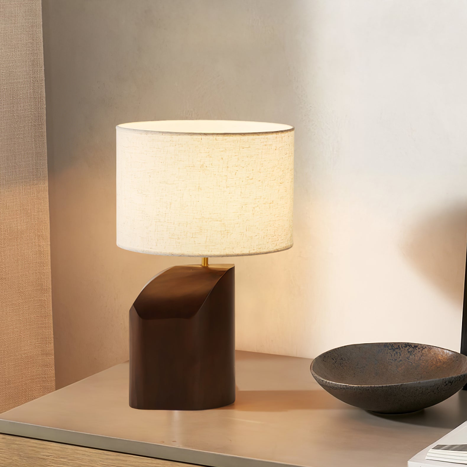 Tellon Wooden Table Lamp