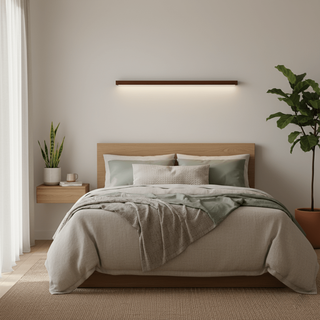 Meron Linear Wooden Wall Light