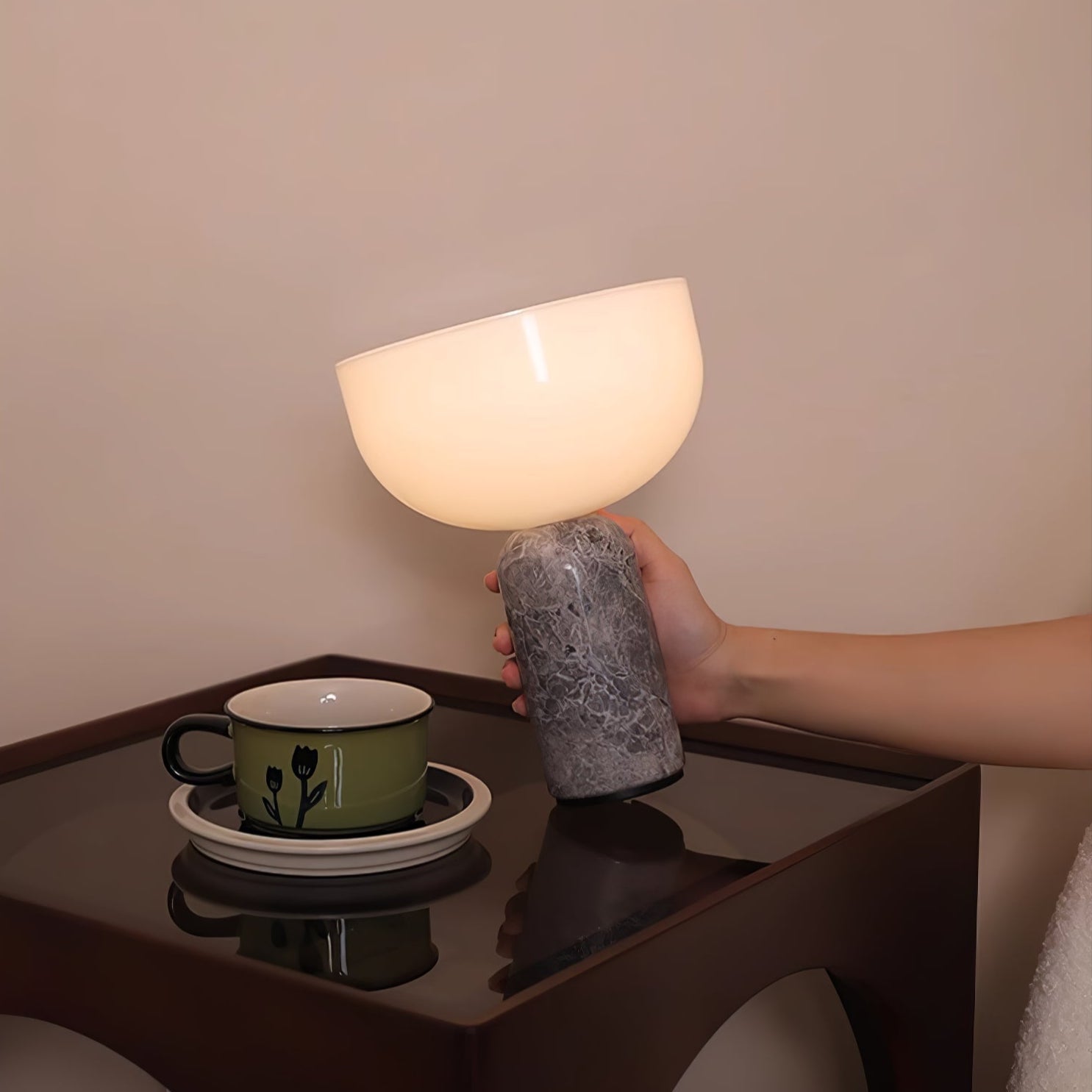 Kelmo Marble Table Lamp