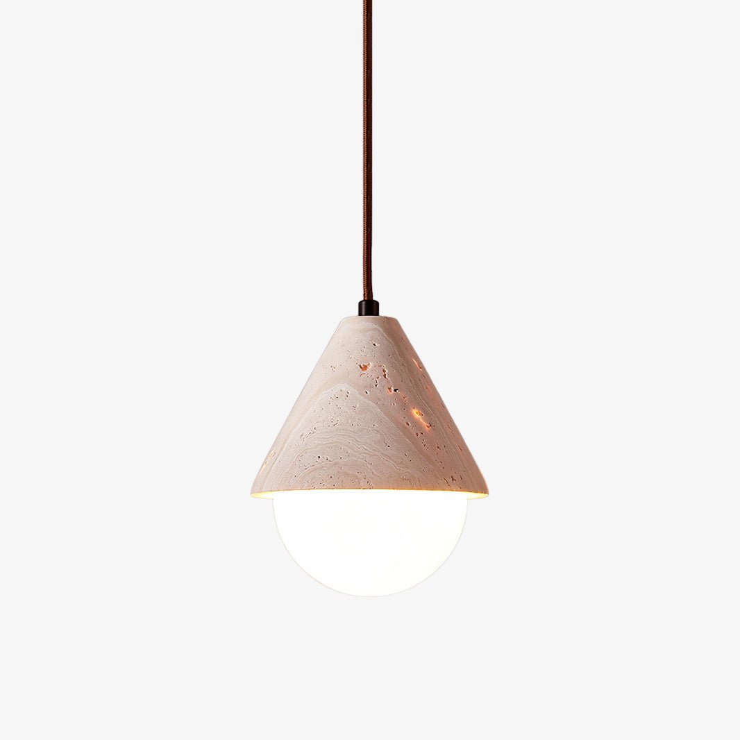 Alosim Travertine Pendant Light