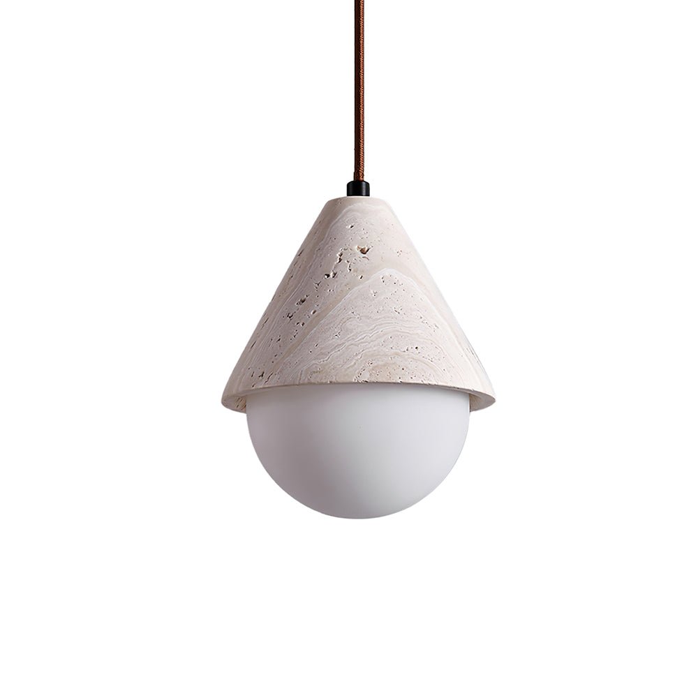 Alosim Travertine Pendant Light