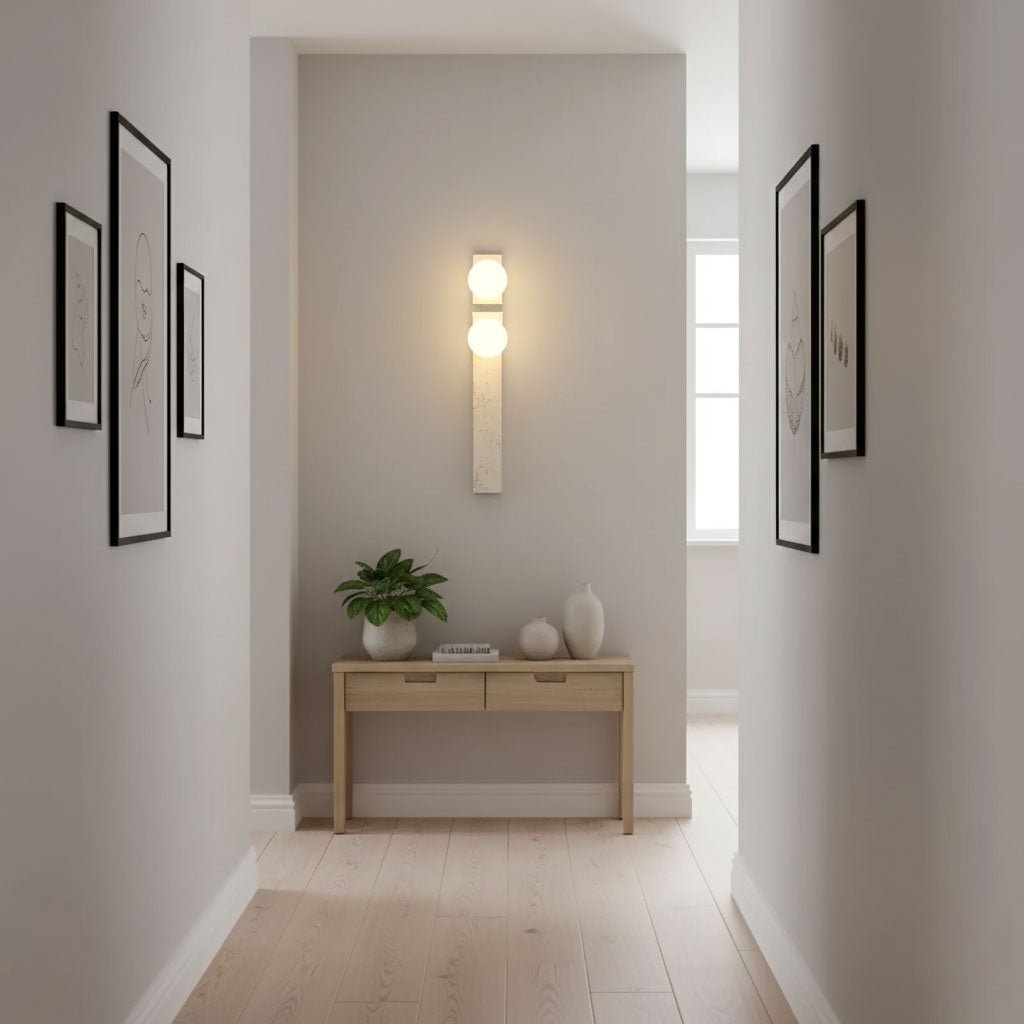 Asencis Natural Stone Wall Light