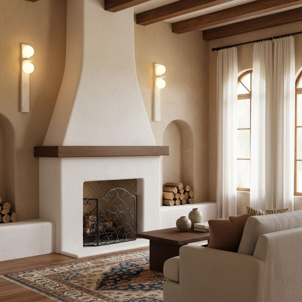Asencis Natural Stone Wall Light