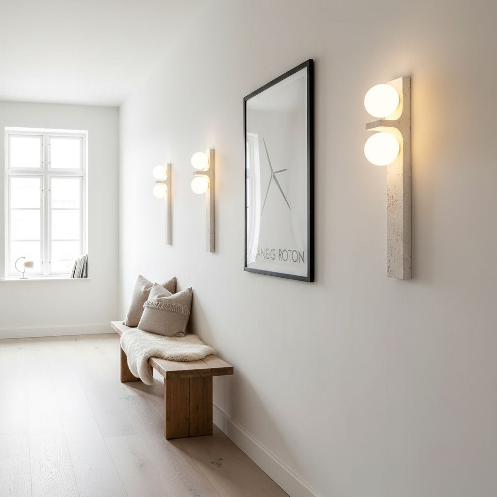 Asencis Natural Stone Wall Light