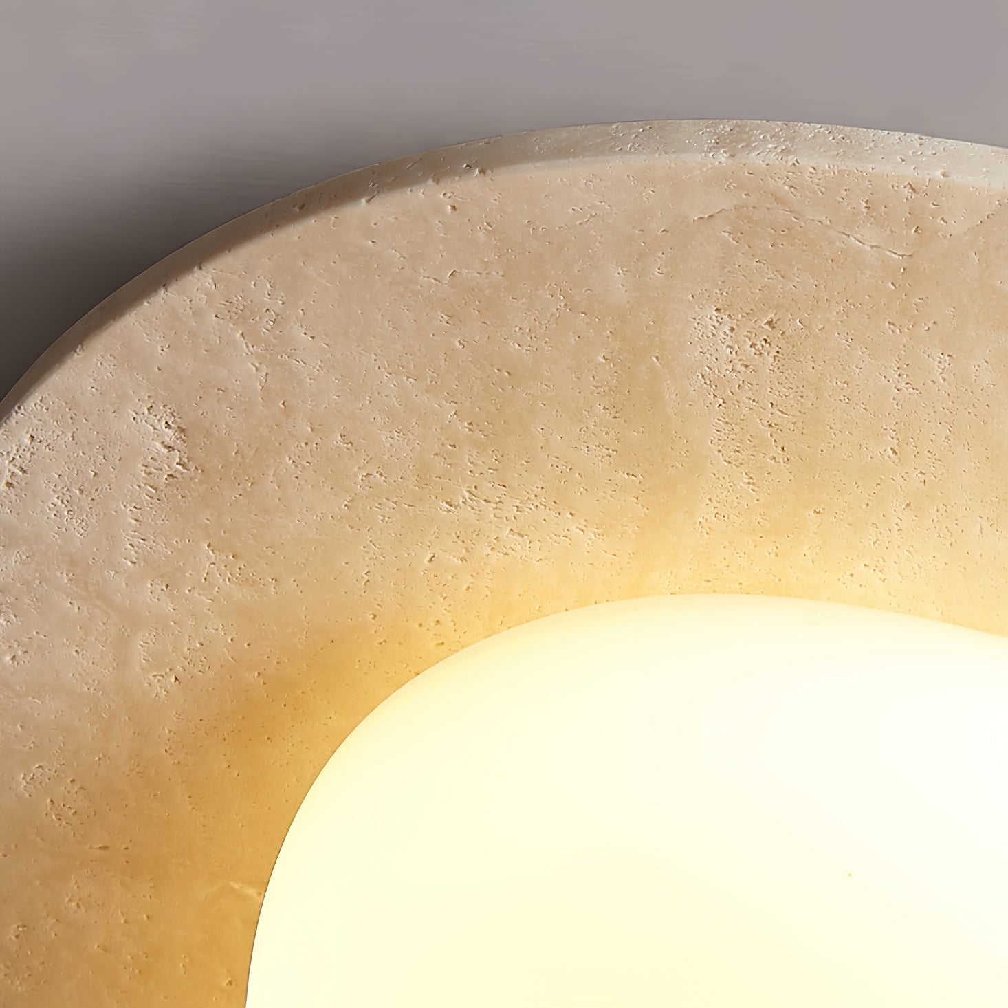 Arone Natural Stone Ceiling Light