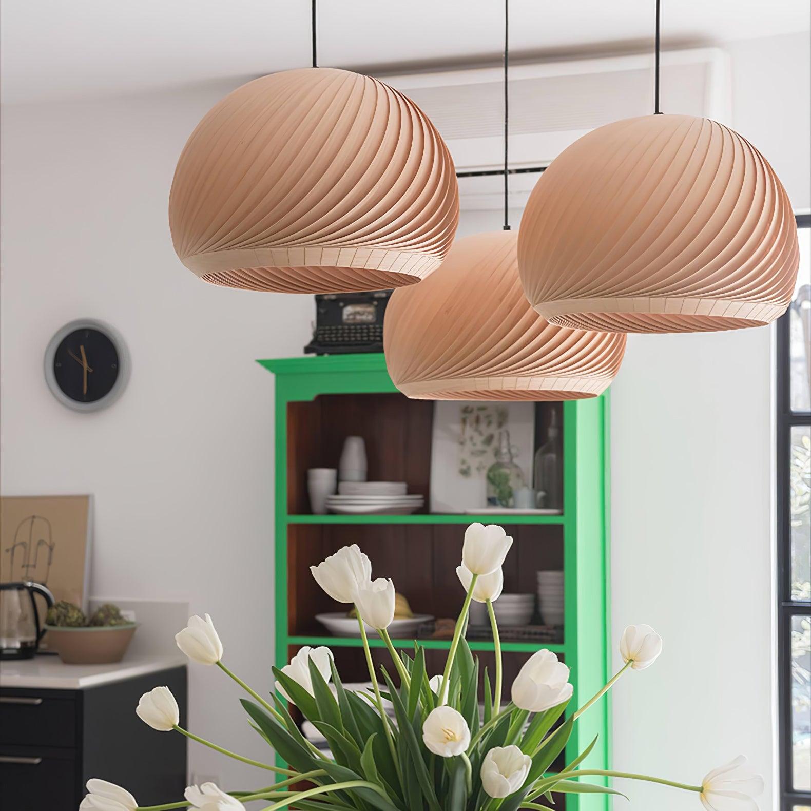 Auroze Wooden Pendant Light