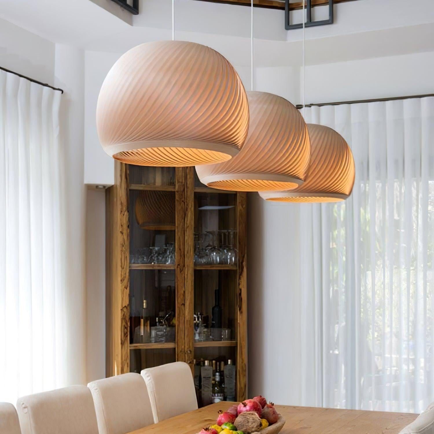 Auroze Wooden Pendant Light