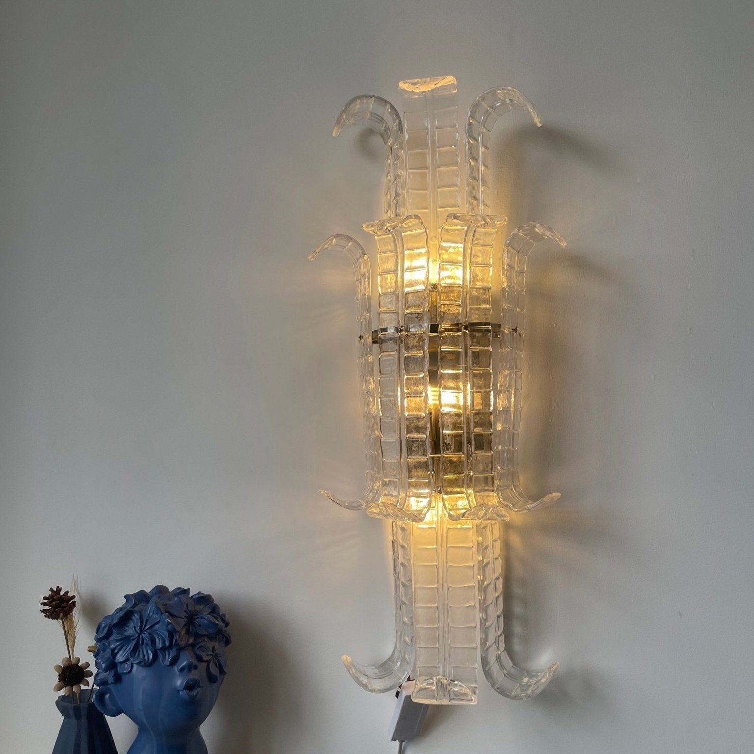 Pelonema Glass Wall Light