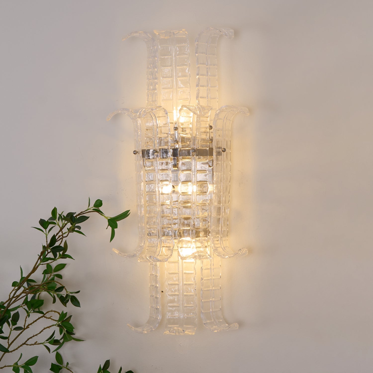 Pelonema Glass Wall Light