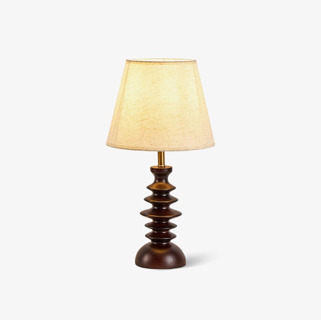 Aniddo Walnut Wooden Table Lamp