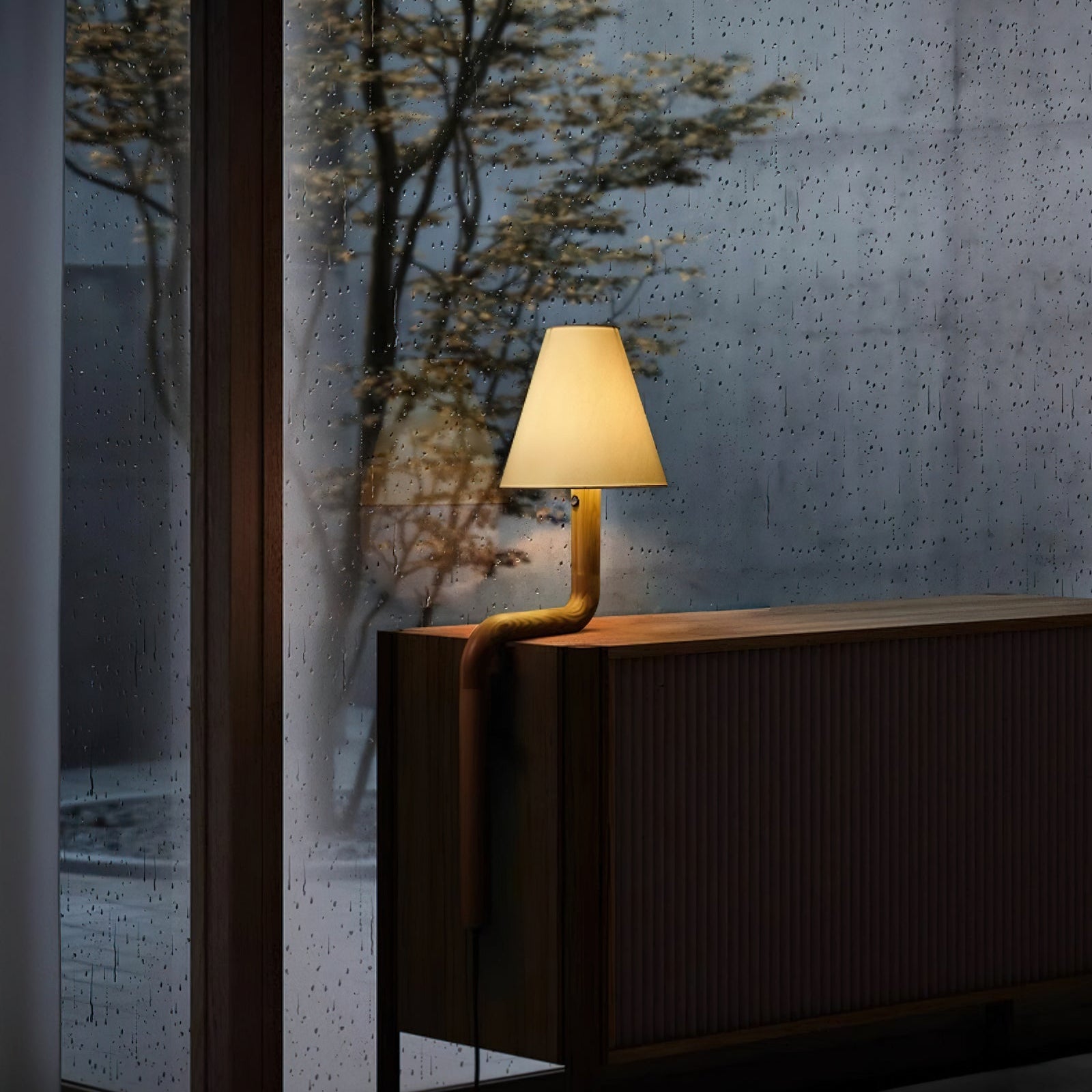 Bento Wooden Table Lamp